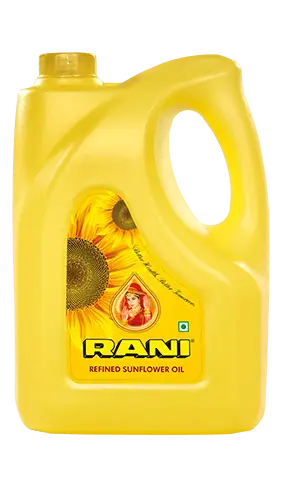 Rani Refined Sunflower Oil - Ideal for Cooking - 5 Liter Jar